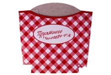 Короб-Стакан для картофеля фри ПапирРус большой Клетка (900шт)