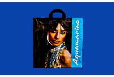 Пакет петля  Интерпак 44х44 Аквамарин /20уп х 25шт/ ПВД 70мкм (500шт)