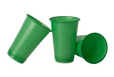 Стакан 0,200л ИнтроПластик Зелёный /30уп * 100шт/ (3000шт)