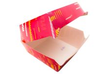 Короб под гамбургер средний цветной МЕГА 95х95х65 (250шт)