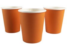 Бум стакан ГринПак 0,250л диам 80мм ГН  Оранжевый /20уп * 50шт/ (1000шт)