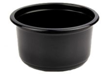Контейнер Стирол СпК-115 круглый черный 0,350л   /10уп*50шт/ (500шт)