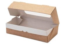 НЕПЛАСТИК Контейнер универсальный FoodToGo 170*70*40 мм с окном 500 мл. (200шт)