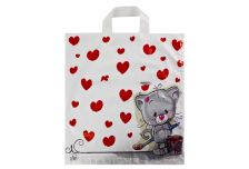 Пакет петля  Тико 40х36 Мой котенок /6уп х 50шт/ ПНД 37мкм (300шт) петля