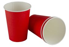 Бум стакан ТОП КАП 0,350л диам 90мм ГН Красный  /16уп * 50шт/ (800шт)