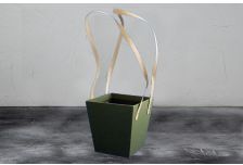 Набор подарочных коробок 1Х10 ШТ ТРАПЕЦИЯ с пластиковой вставкой и длин.ручками