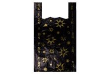 Пакет Майка Н 36х58 Звезда черная /40уп х 50шт/ 8,5гр (2000шт)