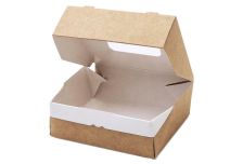 НЕПЛАСТИК Контейнер универсальный FoodToGo 100*80*35 мм с окном 300 мл. (300шт)