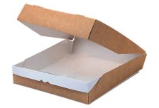 НЕПЛАСТИК Контейнер универсальный FoodToGo 200*200*40 мм с окном 1500 мл. (200шт)