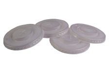 Крышка для стак. Виридо д.90мм (0,300/0,400л) прозр. с крестиком (10 уп х100шт) (1000шт)