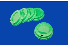 Крышка для стак. Виридо д.80мм (0,250л) зеленая (10уп х100шт) (1000шт)