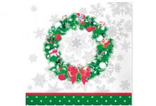 НГ Салфетки 33х33 2-х сл. (ЛИЛИЯ) 20 л/15шт 