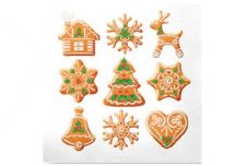 НГ Салфетки 33х33 2-х сл. (ЛИЛИЯ) 20 л/15шт 