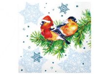 НГ Салфетки 33х33 2-х сл. (ЛИЛИЯ) 20 л/15шт 