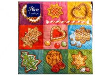 НГ Салфетки 33х33 3-х сл. (PERO Prestige) 20 л/12шт 