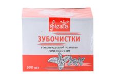 Зубочистки в индивид. упаковке с ментолом (500шт)  FESTA ПЭ (100уп)