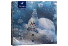 НГ Салфетки 33х33 3-х сл. (PERO Prestige) 20 л/12шт 