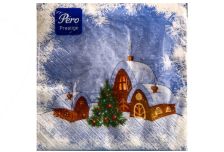 НГ Салфетки 33х33 3-х сл. (PERO Prestige) 20 л/12шт 