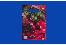 Пакет выруб  НГ Тико 20х30 Красные бусы /30уп х 100шт/ (3000шт) .