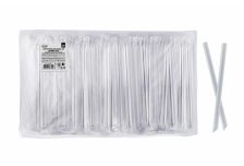 Трубочки для коктейля в инд.пп.уп. БАБЛ-ТИ 12х210 прямая прозрачная /5упх250шт/ (1250) AVIORA