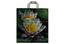 Пакет петля  ДПА 40х43 Кувшинки /10уп х 50шт/ ПВД 80мкм (500шт)