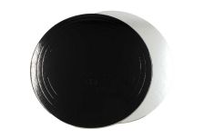 ОСК Подложка 3,2мм д260мм черная/серебро BCD (20шт)