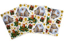 НГ Салфетки 33х33, 15 шт,2 сл. PLUSHE (30 уп) НГ ЛЮБИМЫЙ ПРАЗДНИК