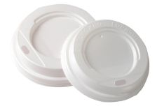 Крышка для стак. Виридо д.90мм (0,300/0,350л/0,400л) белая  (10уп х100шт) (1000шт)