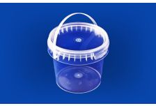 Крышка к ведру   0,55л   прозрачное   /110*80/   Унипак    (480шт)