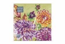 Салфетки 33х33 3 - слойн. Art Bouquet 20 шт (12 уп) Георгины