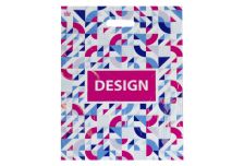 Пакет выруб  Тико 45х34 Геометрия дизайна /16уп х 50шт/ ПНД 33 мкм (800шт)