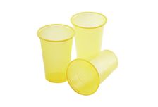 Стакан 0,200л Стандарт Пластик Желтый Стандарт /30уп * 100шт/ (3000шт) 2,5гр