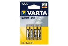 Батарейка VARTA Superlife AAA/R03 ВL4 (48 шт)мизинчиковые