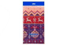 НГ Скатерти 120х180  (50шт)  ИНТЕРПАК  Вечер у камина