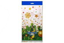 НГ Скатерти 120х180  (50шт)  ИНТЕРПАК  Звездопад