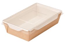 ОСК/OSQ салатник с прозр крышкой OpSalad  800 BIO 207(185)х127(105)х55 (200шт)