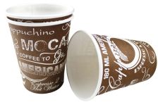 Бум стакан ГринПак 0,350л диам 90мм ГН Мокка коричневый /28уп * 20шт/ (560шт)