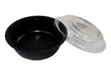 Салатник КД-110   дно черное   450мл   /160*65/   Кадо   (400шт)