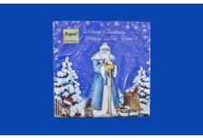 НГ Салфетки 33х33, 20 шт,2 сл. БОГЕТ (15 уп) НГ ДЕД МОРОЗ