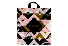 Пакет петля  Тико 46х42 Перфекто Ромбэ /6уп х 50шт/ ПВД 95мкм (300шт) петля