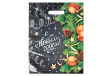 Пакет выруб  НГ Интерпак 31х40 Афиша /10уп х 50шт/ (500шт) ламин.