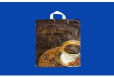 Пакет петля  ДПА 40х43 Кофе брейк /10уп х 50шт/ ПВД 80мкм (500шт)