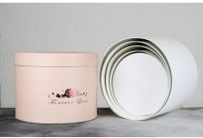 Набор подарочных коробок 1/5шт ЦИЛИНДР БОЛ. FOREVER LOVE С РОЗОЙ