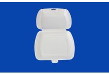 Ланч бокс LB-1(81) БЕЛЫЙ   /247*206*70/   Южуралпак   (200шт)