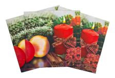 НГ Салфетки 33х33 3-х сл. (МАРИО) 20 л/20шт 