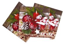 НГ Салфетки 33х33 3-х сл. (МАРИО) 20 л/20шт 