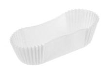 ОСК форма бум Тарталетка овал 28х78х25мм белая (8000шт)