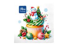 НГ Салфетки 33х33 3-х сл. (PERO Prestige) 20 л/12шт