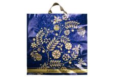 Пакет петля  Серикоф 45х43 Джинс /16уп х 25шт/ ПВД 100мкм (400шт) петля