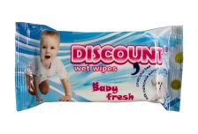 Салфетки влажные Озон/Дисконт (15шт) Ромашка (132уп)